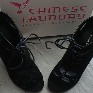 Black Chinese Laundry High Heels